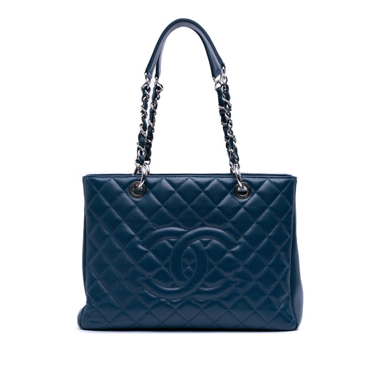 Chanel Gabrielle Caviar Blue Tote Bag