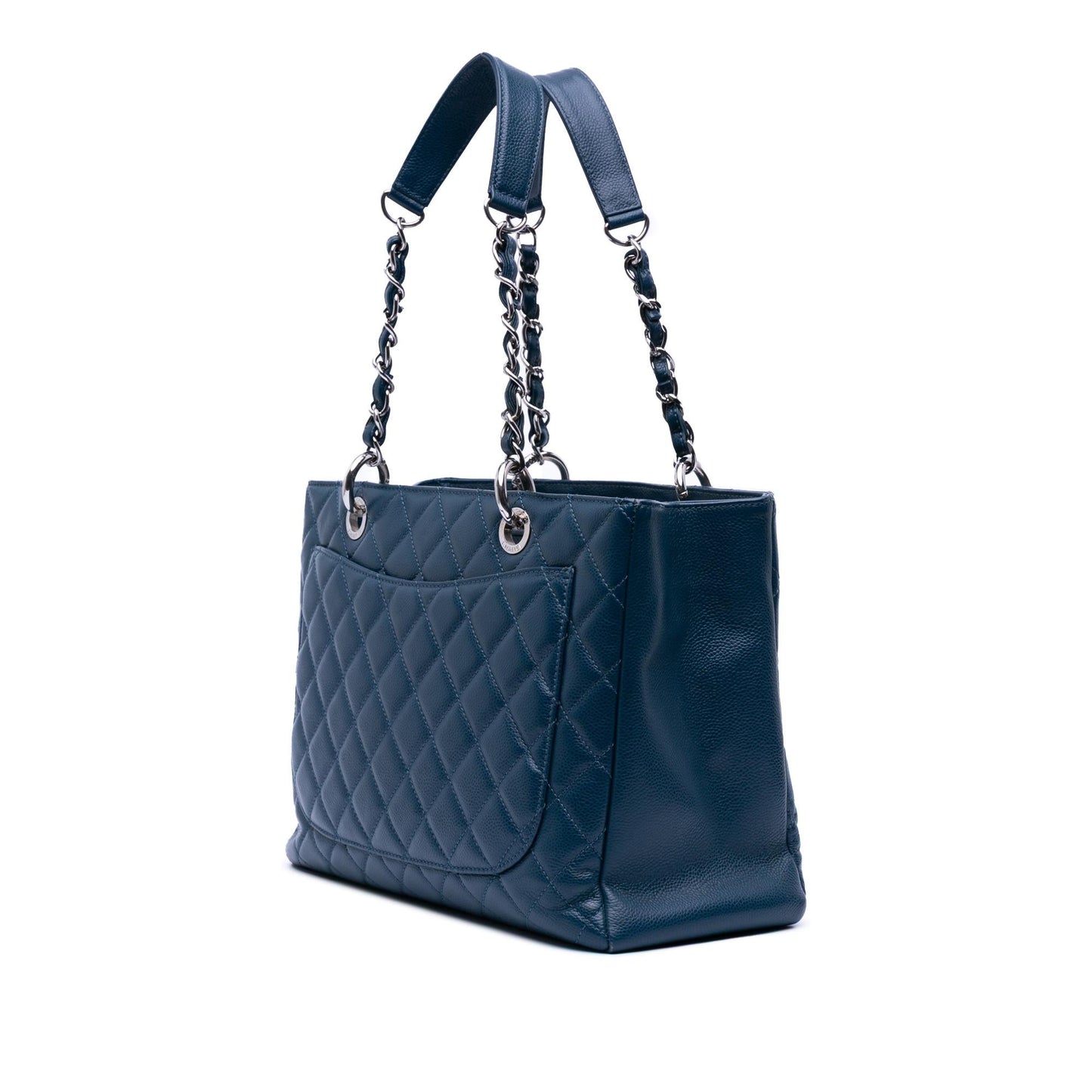 Chanel Gabrielle Caviar Blue Tote Bag