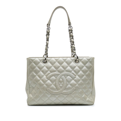 Chanel Gabrielle Caviar Gold Tote Bag