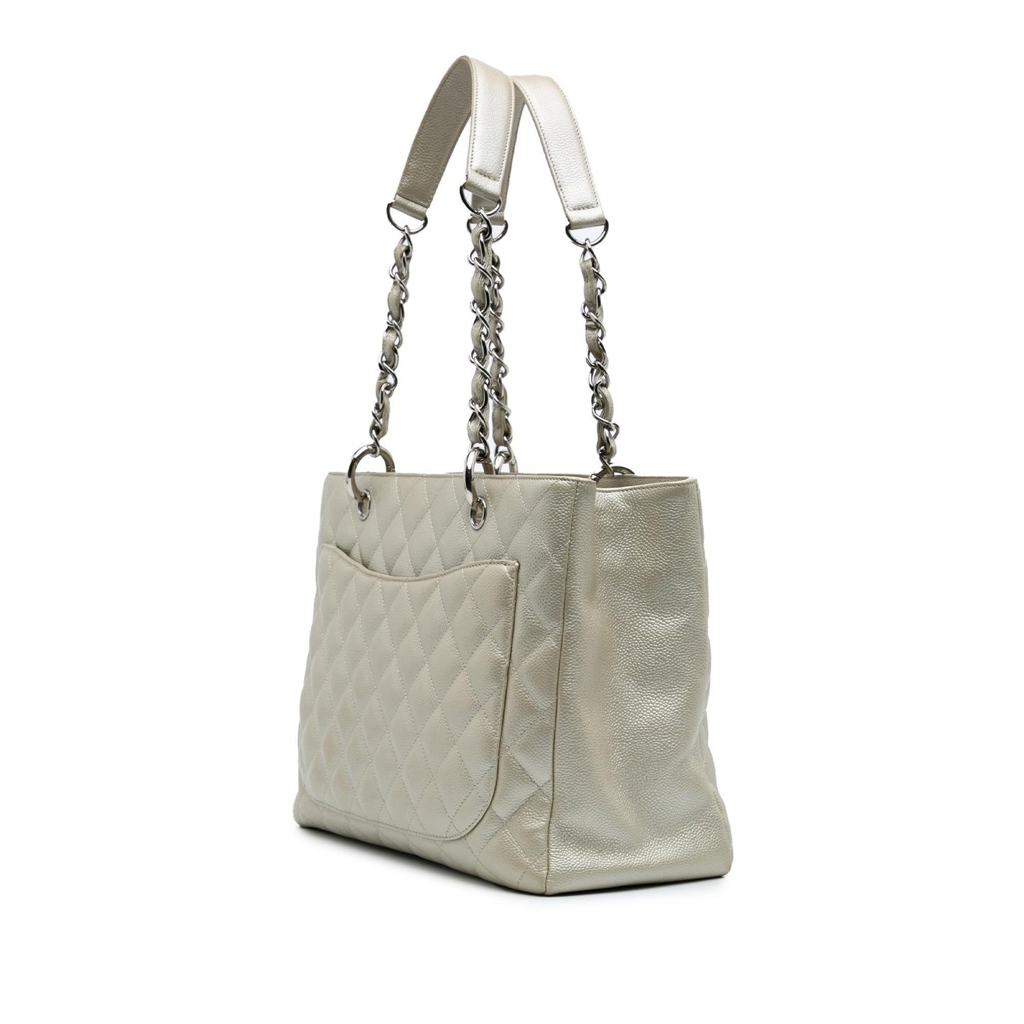 Chanel Gabrielle Caviar Gold Tote Bag