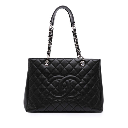 Chanel Gabrielle Caviar Black Tote Bag Caviar