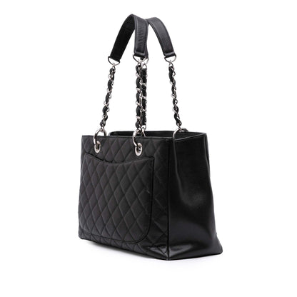 Chanel Gabrielle Caviar Black Tote Bag Caviar