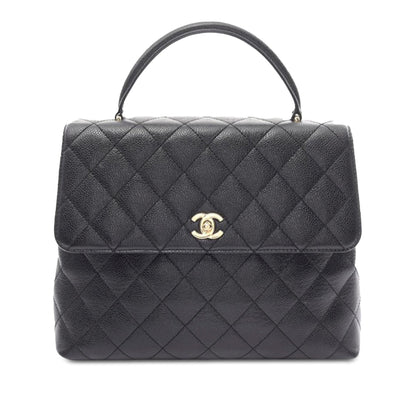 Chanel Gabrielle Caviar Black Shoulder Bag Style 12