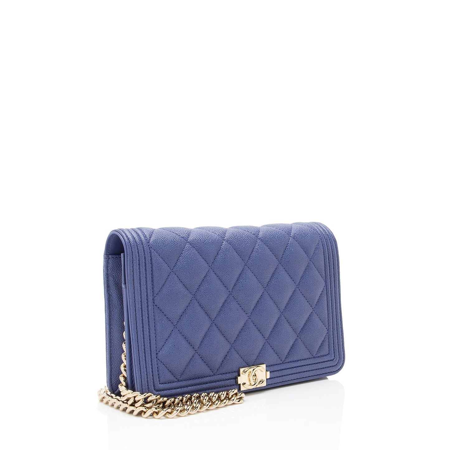 Chanel Boy Caviar Gold Crossbody