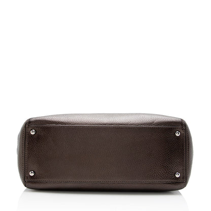 Chanel Caviar Leather Cerf Classic Executive Small Tote (SHF-15194)
