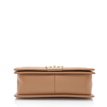 Chanel Boy Bag Caviar Gold Shoulder Bag Style 2