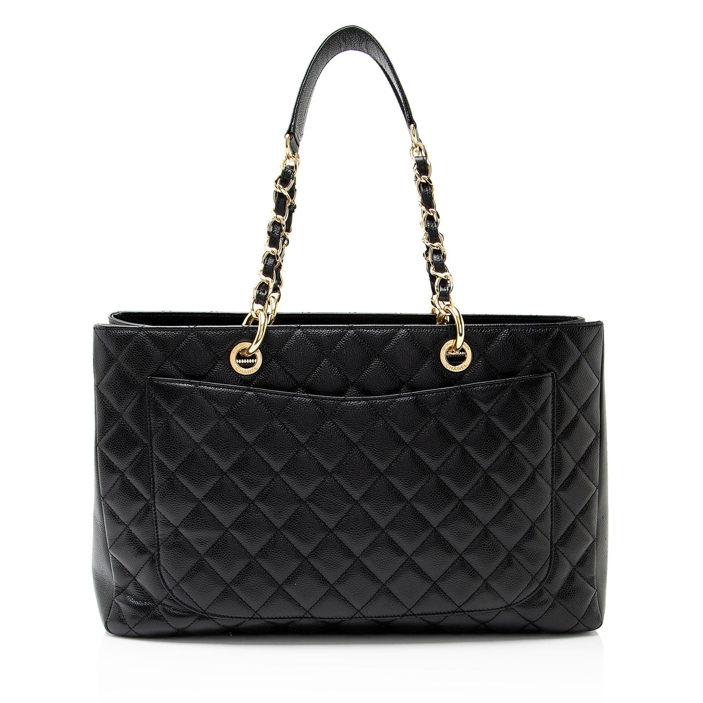 Chanel Caviar Leather Xl Grand Shopping Tote