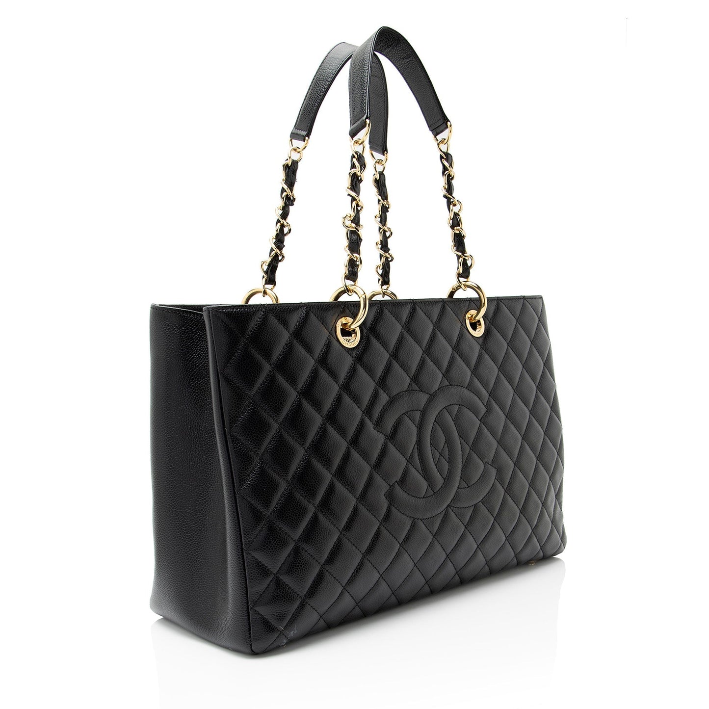 Chanel Caviar Leather Xl Grand Shopping Tote
