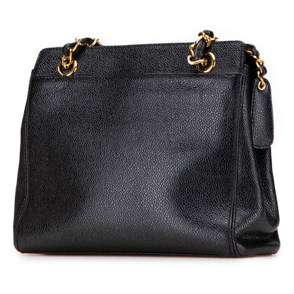 Chanel Gabrielle Caviar Black Tote Bag Style 4