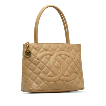 Chanel Gabrielle Caviar Brown Tote Bag