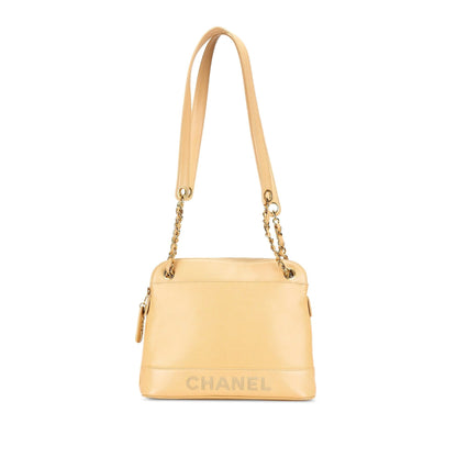 Chanel Gabrielle Caviar Tan Shoulder Bag Style 3
