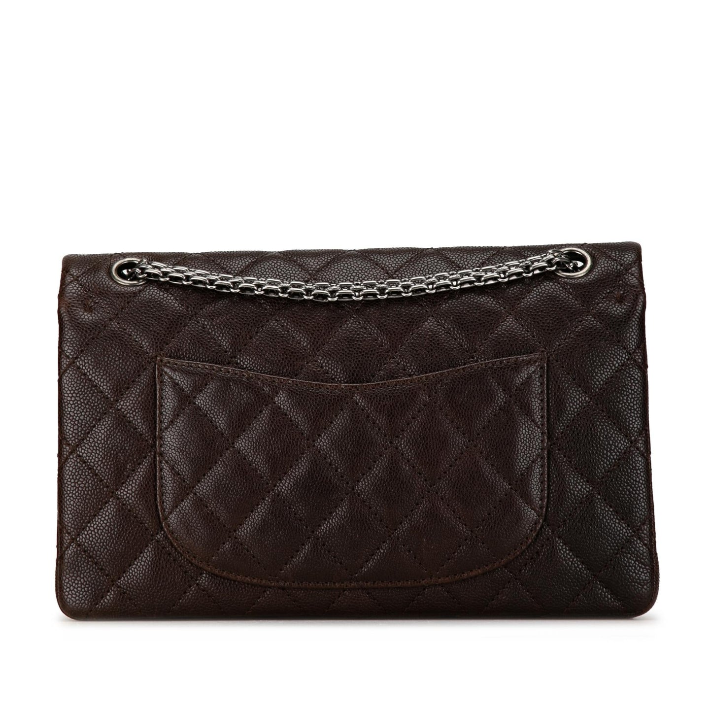 Chanel Caviar And Iridescent Calfskin Reissue 2 55 Double Flap 226 Caviar