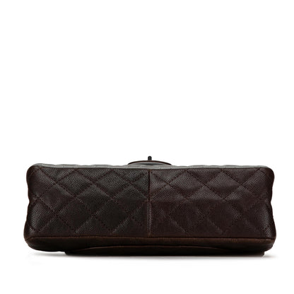 Chanel Caviar And Iridescent Calfskin Reissue 2 55 Double Flap 226 Caviar