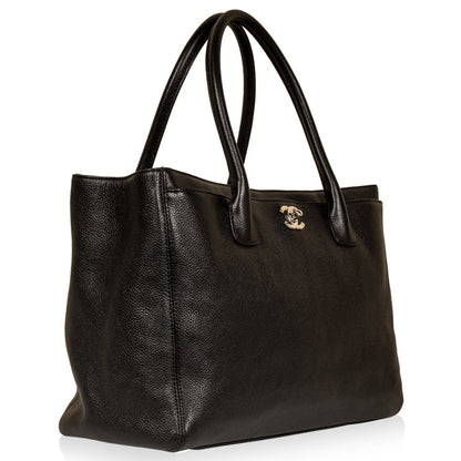 Chanel Timeless Caviar Black Tote Bag