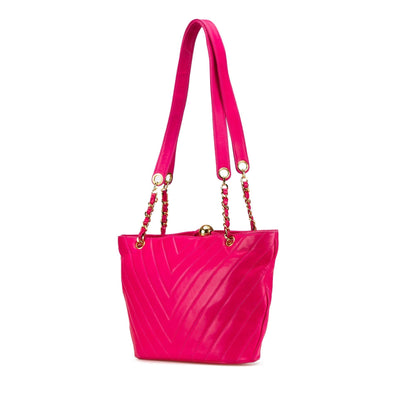 Chanel Gabrielle Lambskin Pink Tote Bag