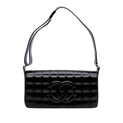 Chanel Chocolate Bar Patent Flap