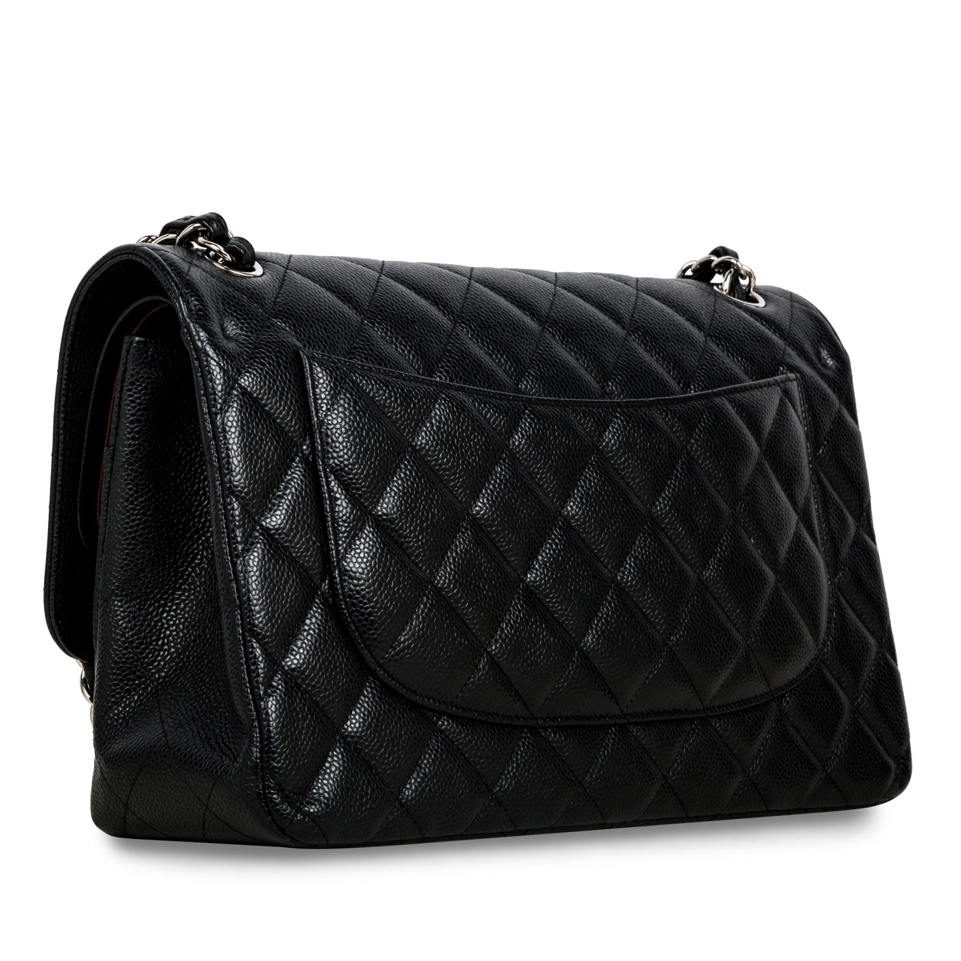 Chanel Classic Flap Caviar Black Shoulder Bag Style 32