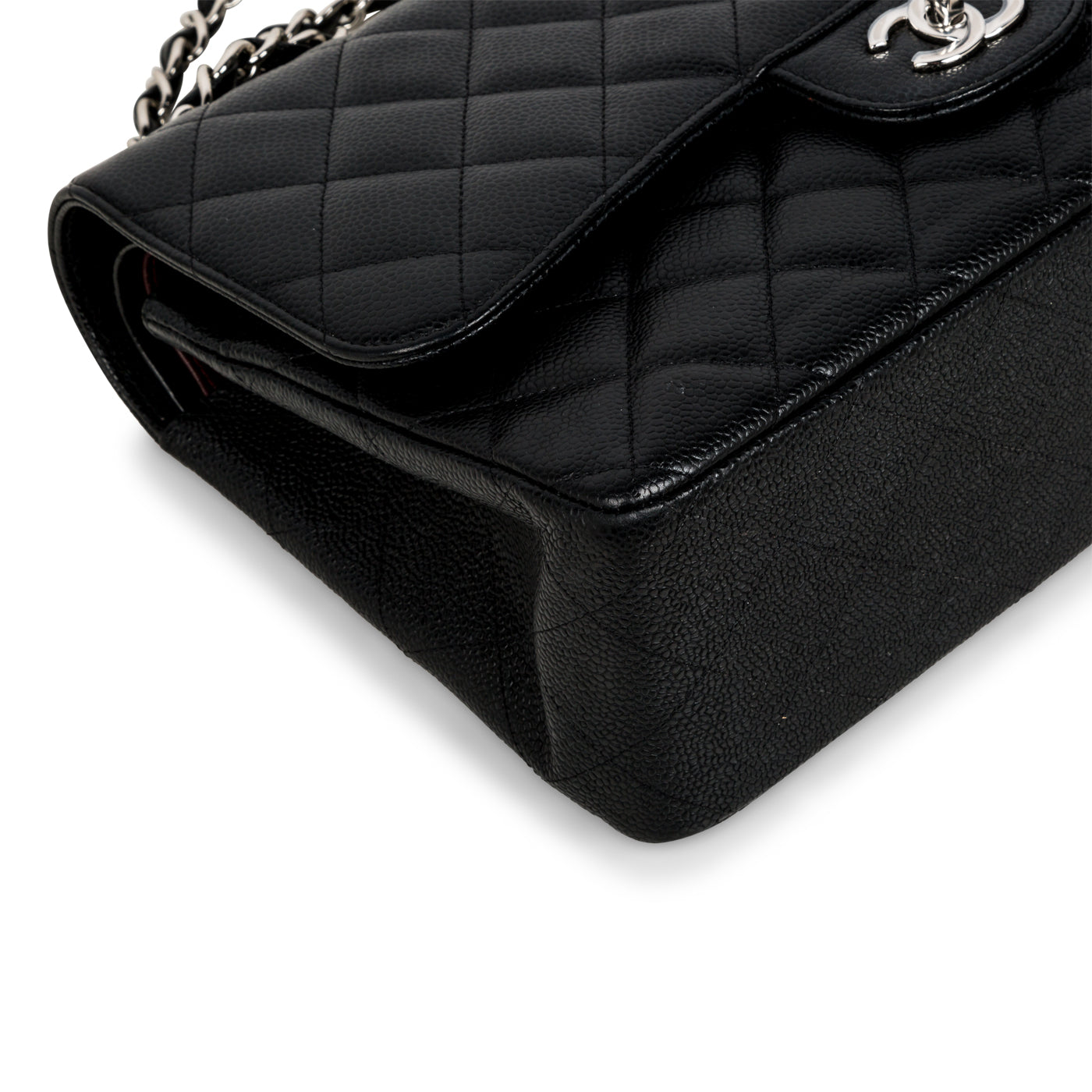 Chanel Classic Flap Caviar Black Shoulder Bag Style 32