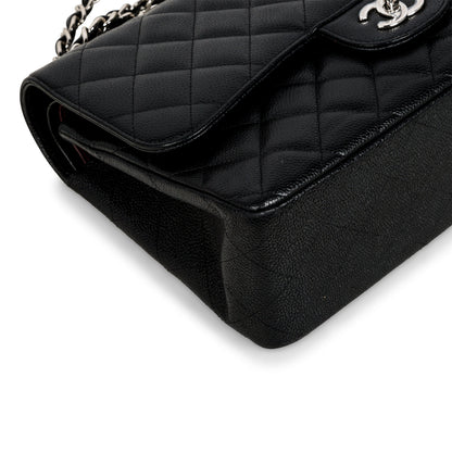 Chanel Classic Flap Caviar Black Shoulder Bag Style 32