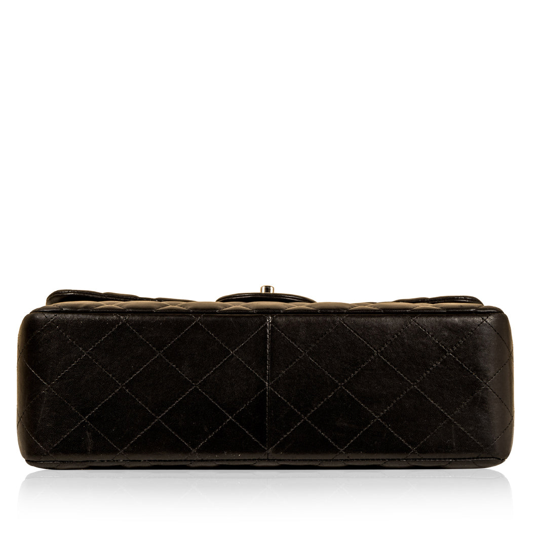 Chanel Classic Flap Lambskin Black Shoulder Bag Style 54