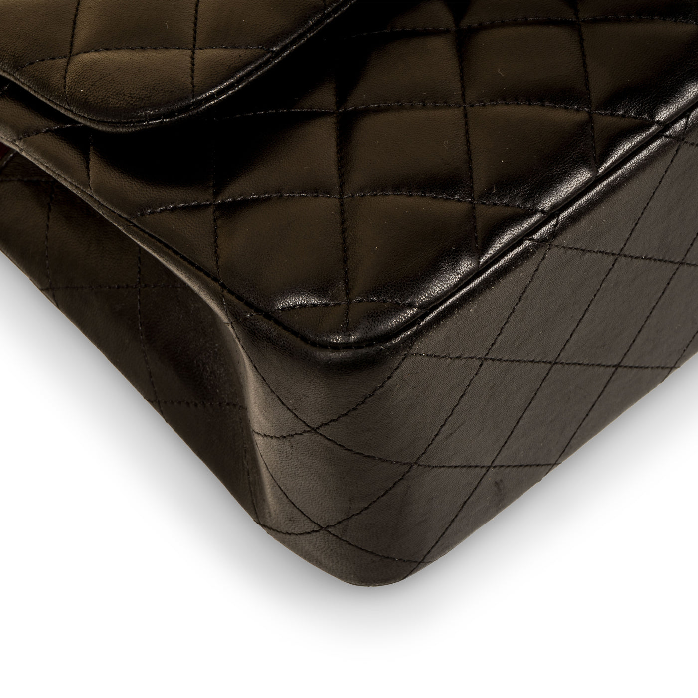 Chanel Classic Flap Lambskin Black Shoulder Bag Style 54
