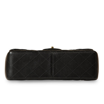 Chanel Classic Flap Lambskin Black Shoulder Bag Style 48
