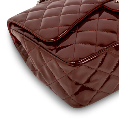 Chanel Classic Flap Patent Leather Black Shoulder Bag Patent Leather