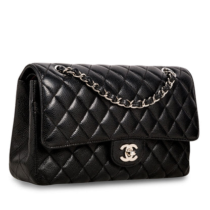Chanel Classic Flap Caviar Black Shoulder Bag Style 88