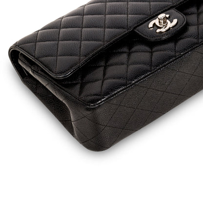 Chanel Classic Flap Caviar Black Shoulder Bag Style 88