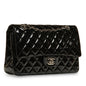 Chanel Classic Flap Bag - Medium - Patent Black