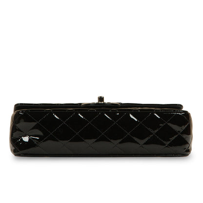 Chanel Classic Flap Bag - Medium - Patent Black