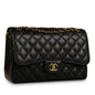 Chanel Classic Flap Caviar Black Shoulder Bag Style 40