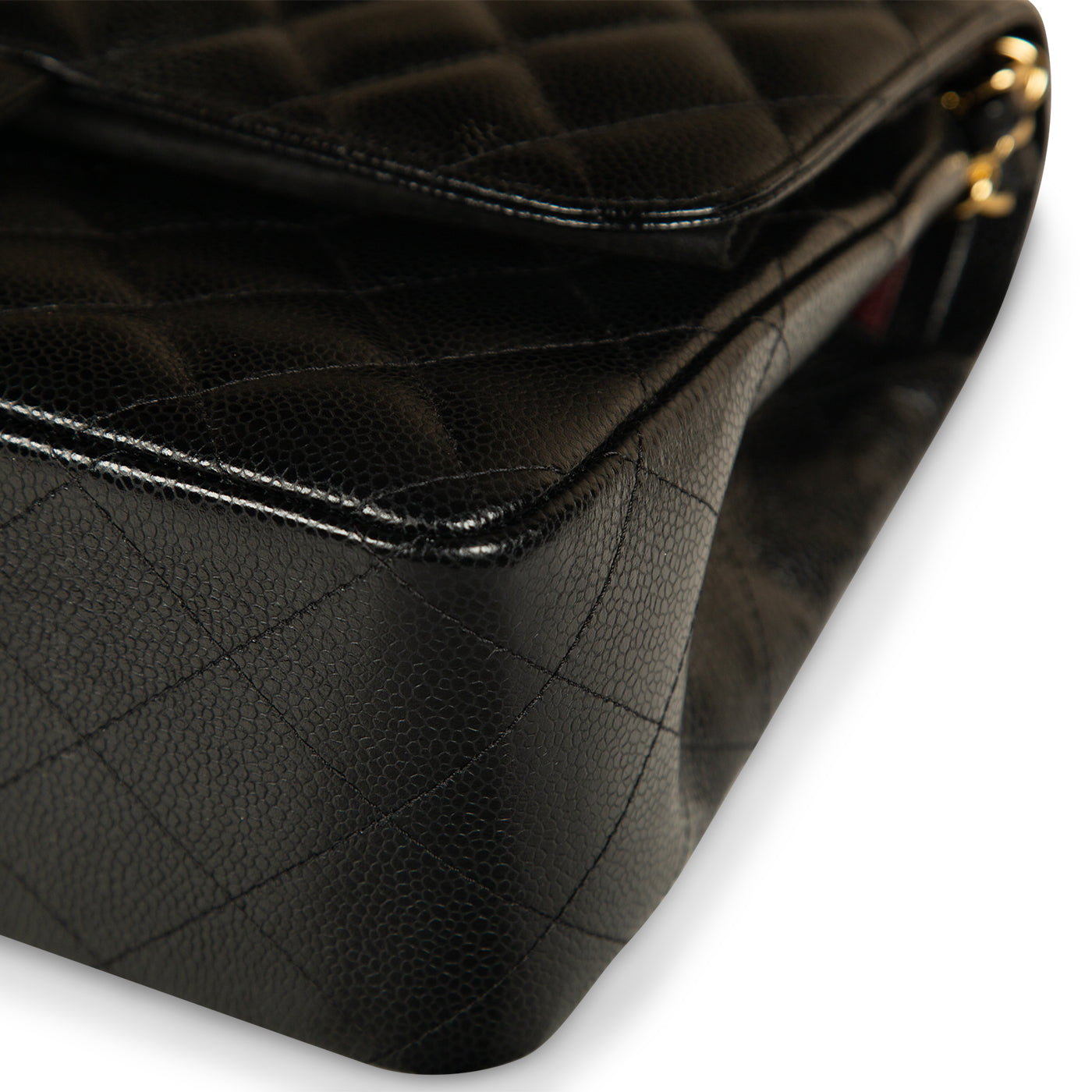 Chanel Classic Flap Caviar Black Shoulder Bag Style 27