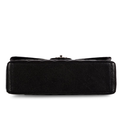 Chanel Classic Flap Caviar Black Shoulder Bag Style 45