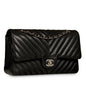 Chanel Classic Flap Caviar Black Shoulder Bag Style 82