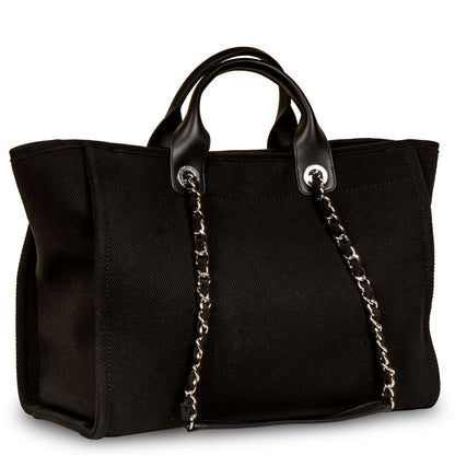 Chanel Cambon Canvas Black Tote Bag Style 4