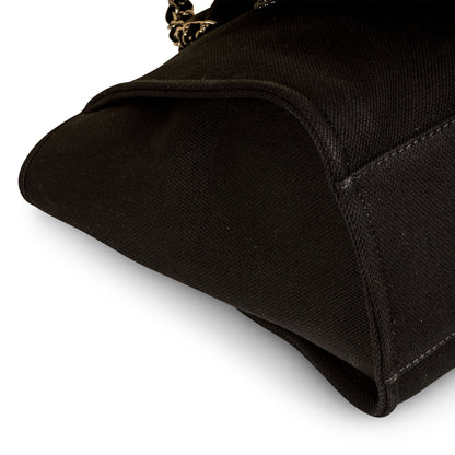Chanel Cambon Canvas Black Tote Bag Style 4