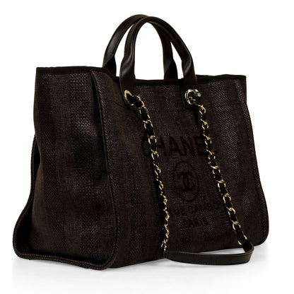 Chanel Cambon Canvas Black Tote Bag Style 2