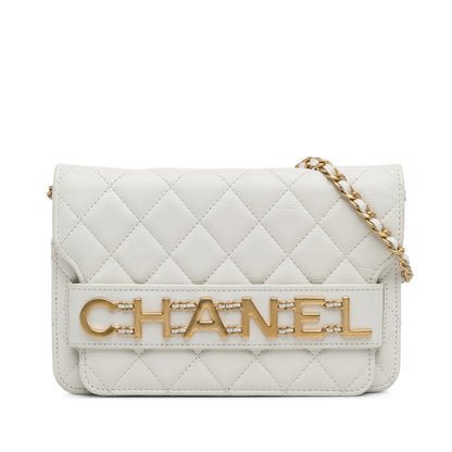 Chanel Gabrielle White Crossbody