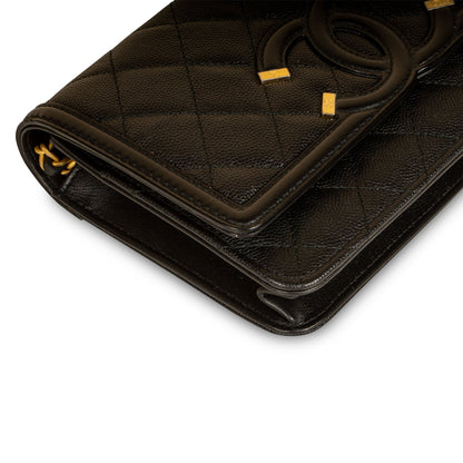 Chanel Classic Flap Caviar Black Crossbody