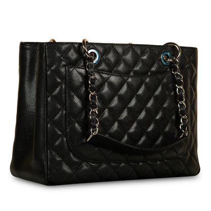 Chanel Timeless Caviar Black Tote Bag Style 23