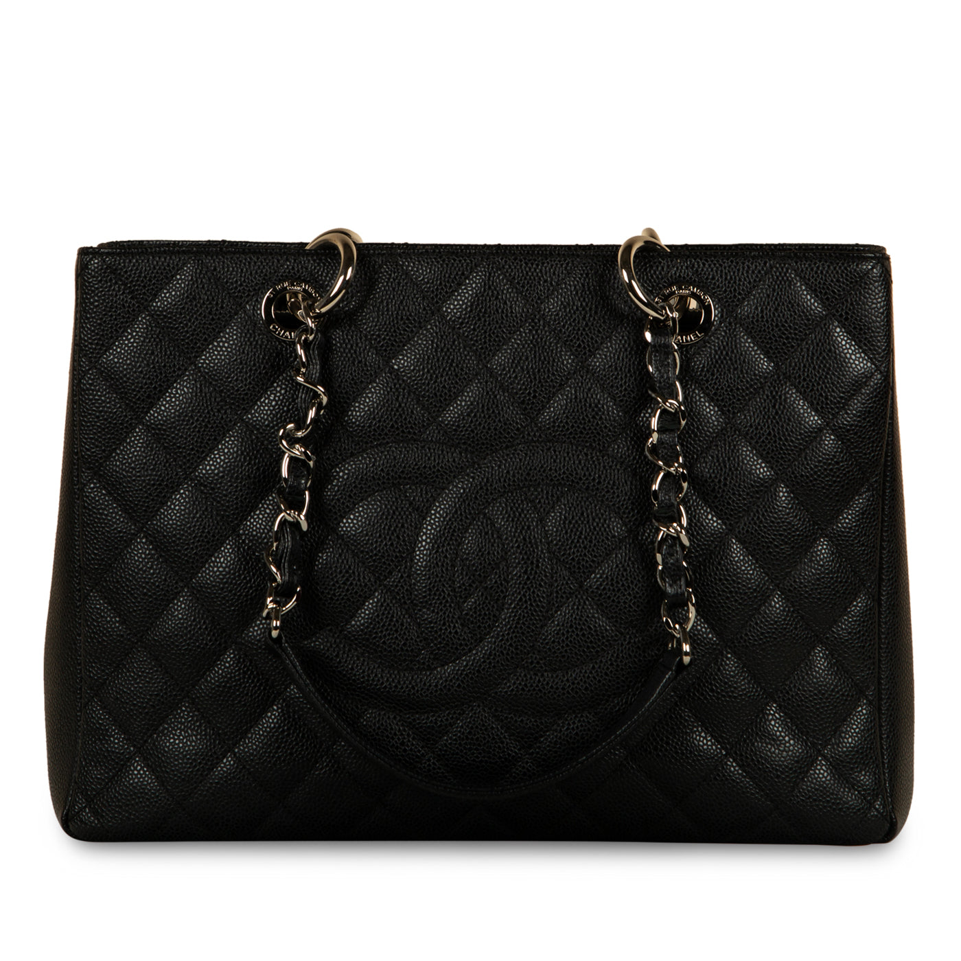 Chanel Timeless Caviar Black Tote Bag Style 24