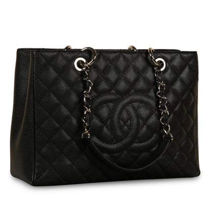 Chanel Timeless Caviar Black Tote Bag Style 24