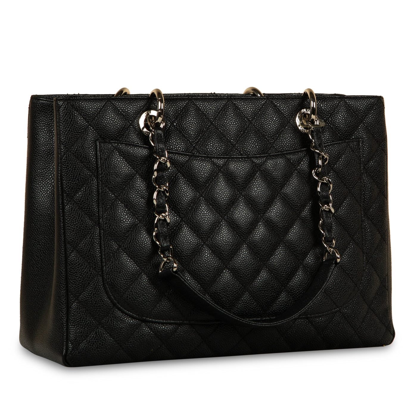 Chanel Timeless Caviar Black Tote Bag Style 24