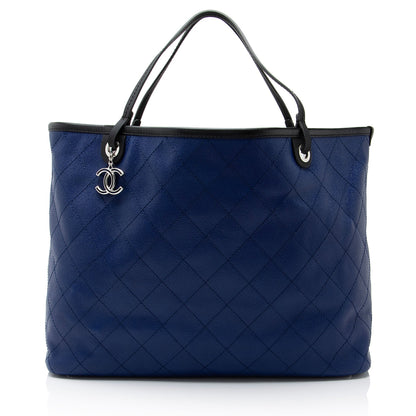 Chanel Grained Calfskin Shopping Fever Xl Tote