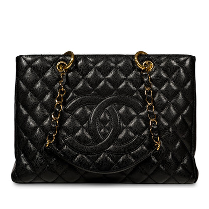 Chanel Timeless Caviar Black Tote Bag Style 6