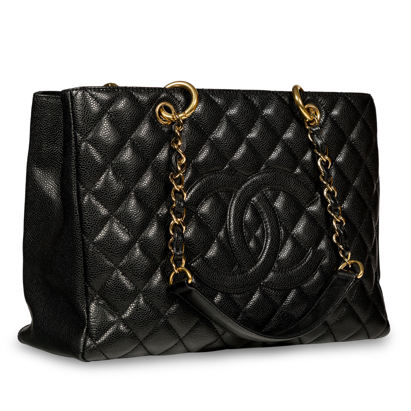 Chanel Timeless Caviar Black Tote Bag Style 6