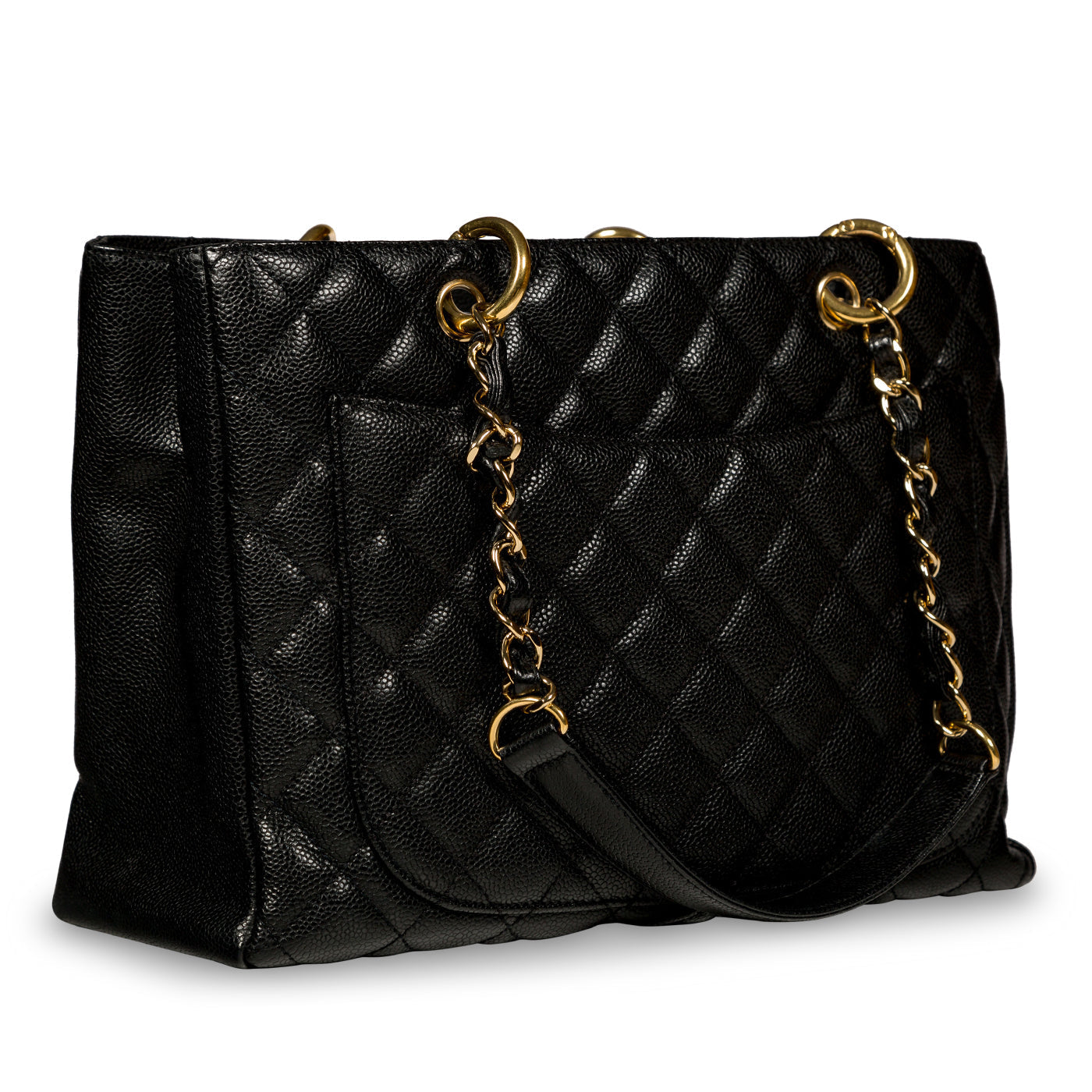 Chanel Timeless Caviar Black Tote Bag Style 6