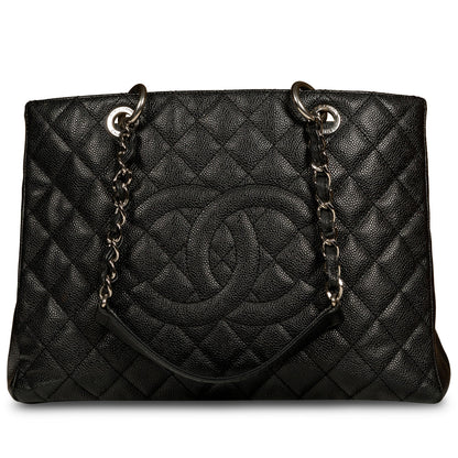 Chanel Timeless Caviar Black Tote Bag Style 3