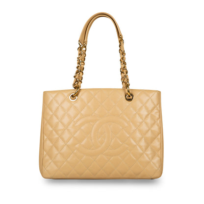 Chanel Timeless Caviar Gold Tote Bag Style 6